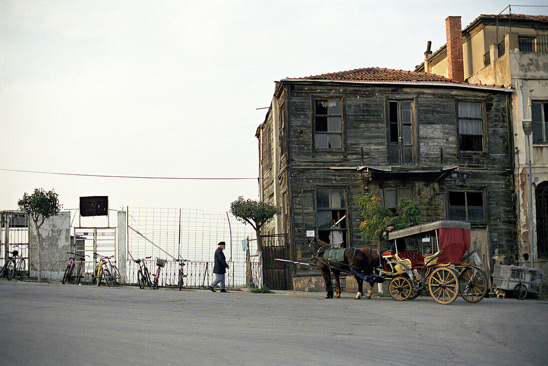 Kutsche auf Büyükada, Istanbul, Türkei