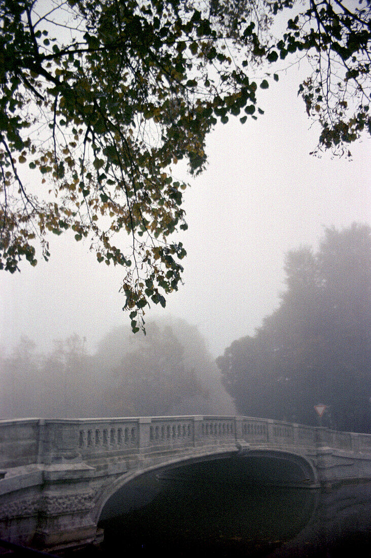 Bridge, nymphenburg, munich, bavaria, germany