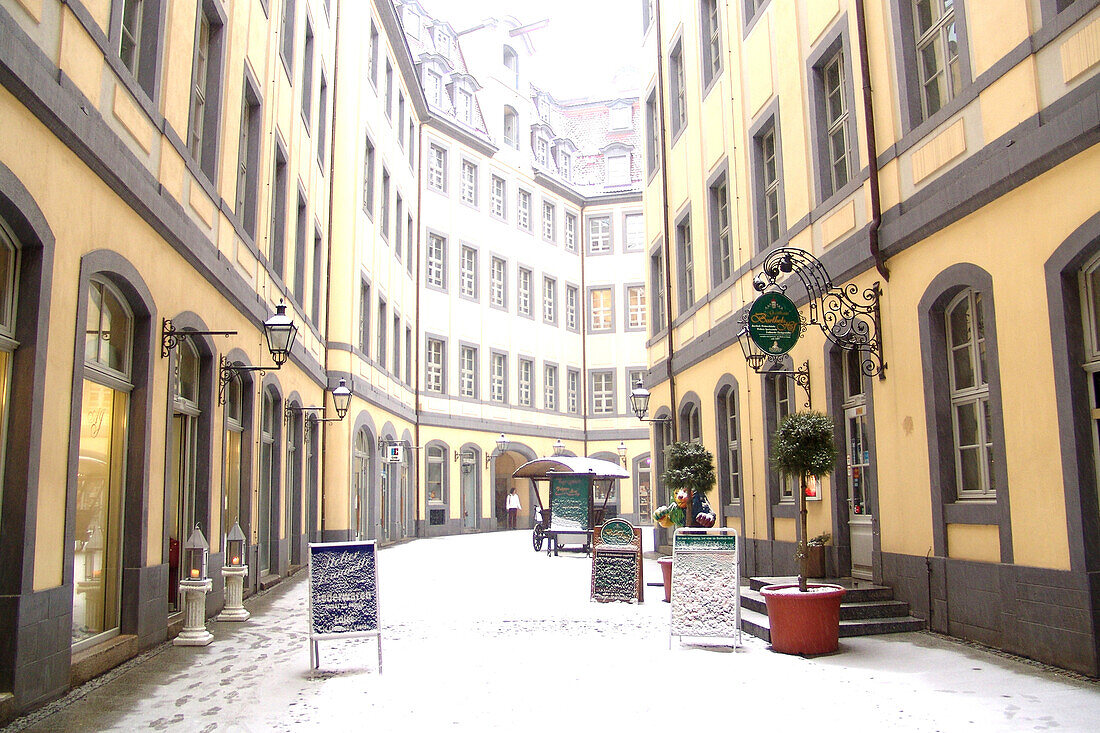 Die Altstadt im Winter, Leipzig, Sachsen, Deutschland