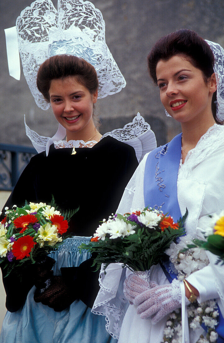 Brittany, France, Fete des Brodeuses, Pont le Abbe