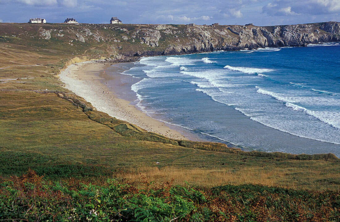 Bucht, Pointe de Toulinguet, Bretagne, Frankreich