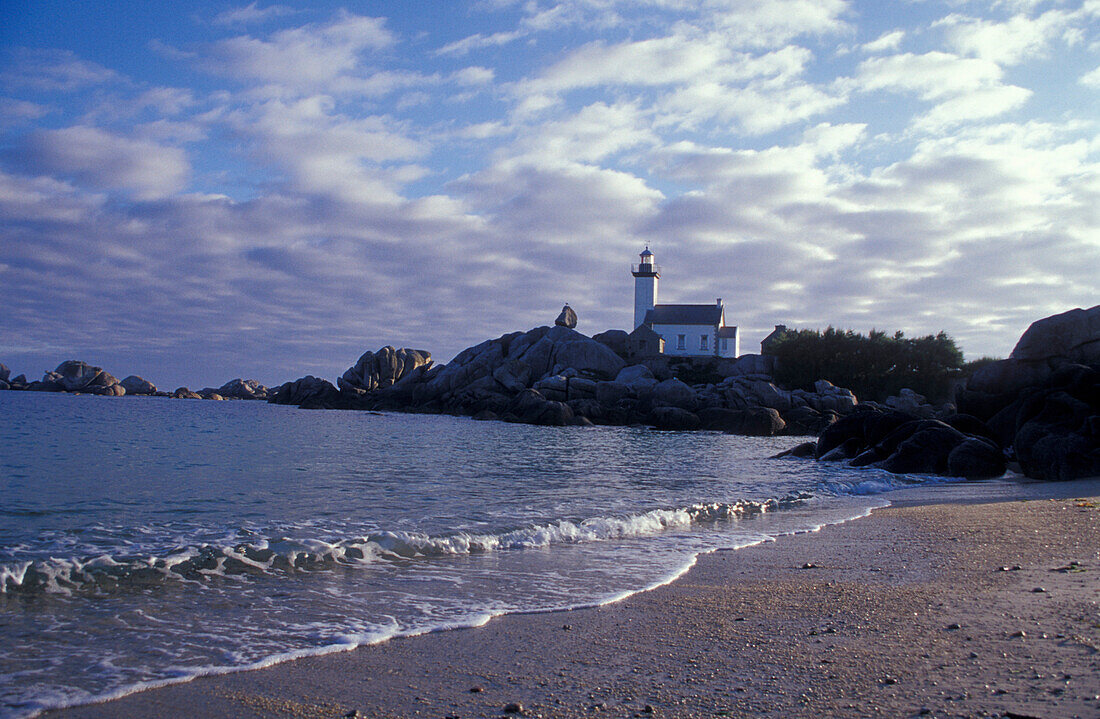 Phare de Pontusval, Bretagne, Frankreich