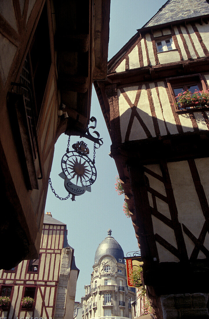 Place Saint Pierre, Vannes, Bretagne, Frankreich, Europa