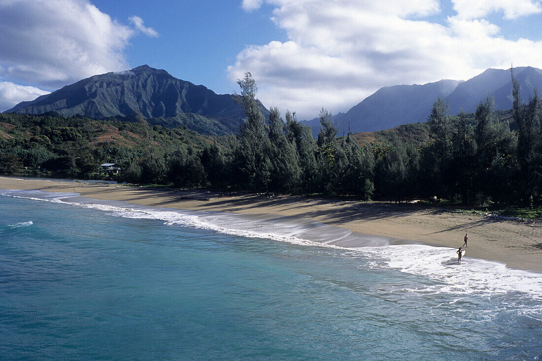 Kee Beach, Haena State Park, Kauai, Hawaii, USA