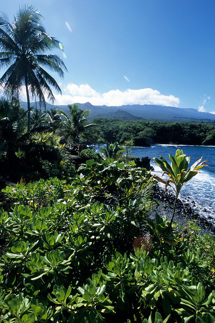 Kalahu Point Coastline, Hana, Maui, Hawaii, USA