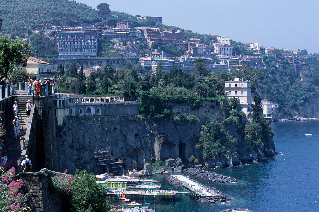 Stadtansicht von Sorrento, Kampanien, Italien