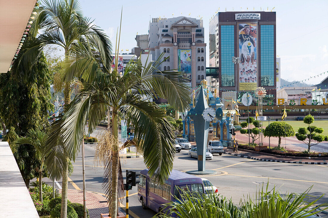 Downtown Buildings, Bandar Seri Begawan, Brunei Darussalam, Asia