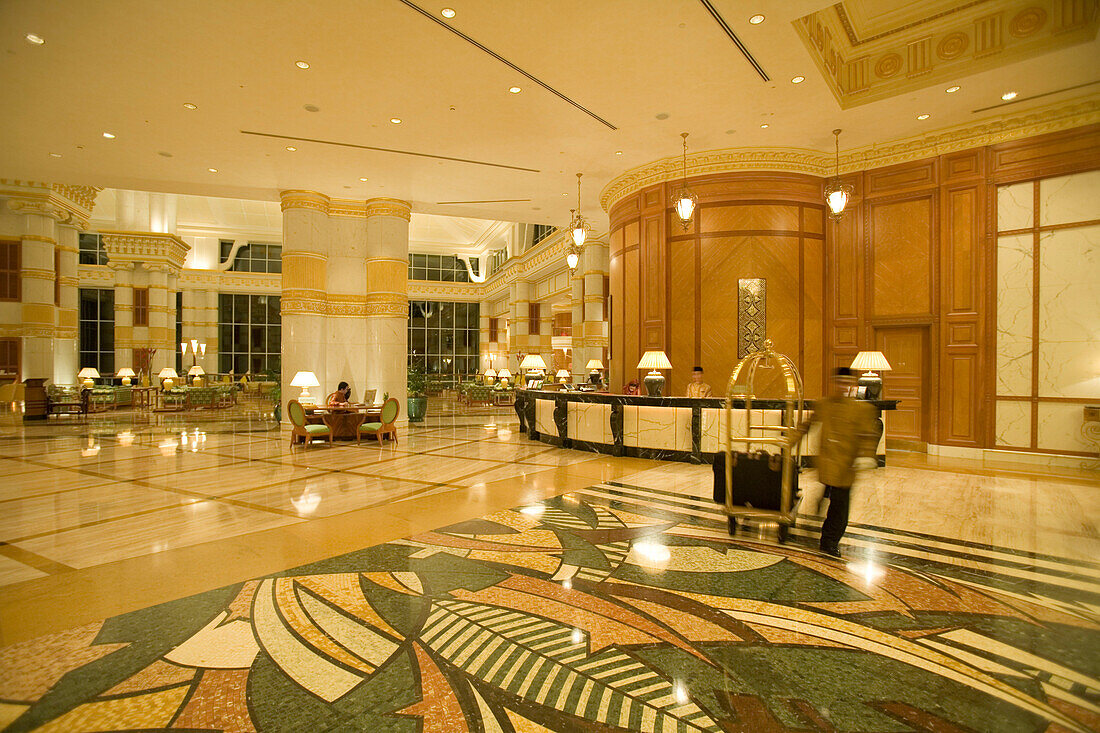Empire Hotel Lobby, Das Empire Hotel & Country Club, Darussalam, Brunei, Asien