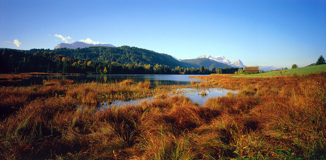 Am Geroldsee, Werdenfelser Land, Lkr. Garmisch, Oberbayern, Deutschland