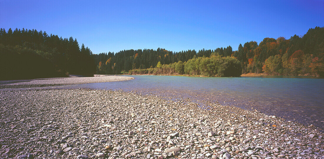 River Lech, Upper Bavaria, Germany