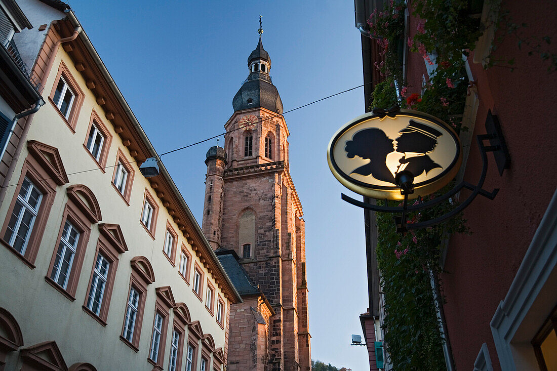 Church of the Holy Spiritit, Old Town, Heidelberg, Baden-Wuerttemberg, Germany