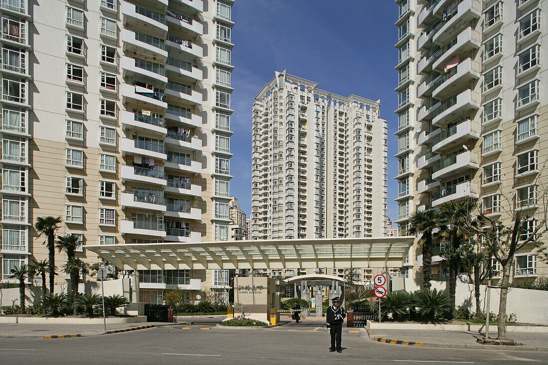 Pudong,Wohnkomplex, residential estate, luxury apartments, Luxuswohnungen, Pudong