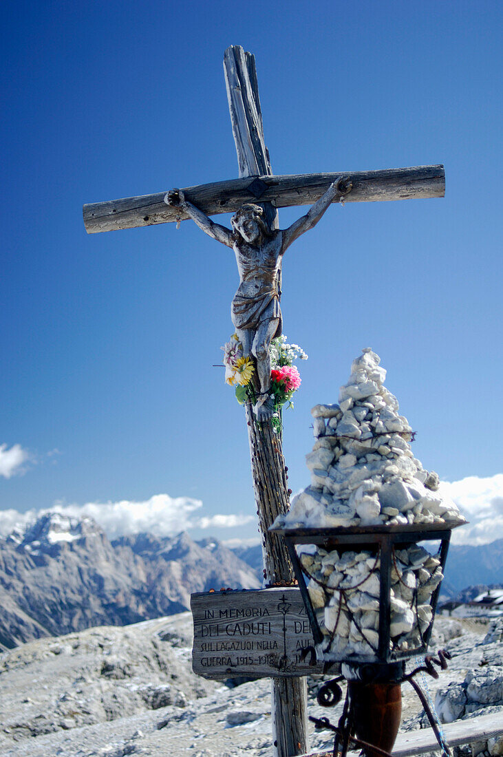 Catholic Crucifix, Dolomites, Italy