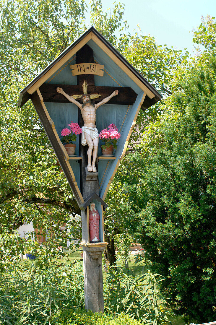 Crucifix at Badwiessee, Bavaria, Germany