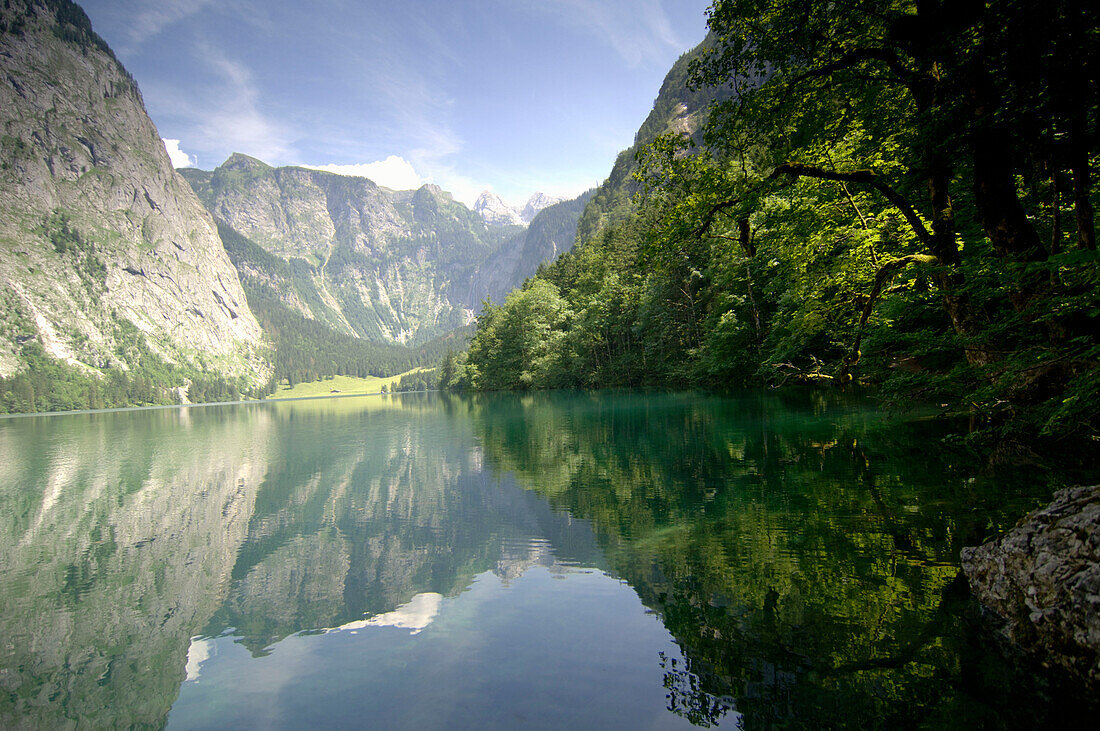 Lake Obersee, Berchtesgaden, Bavaria, Germany, Berchtesgaden