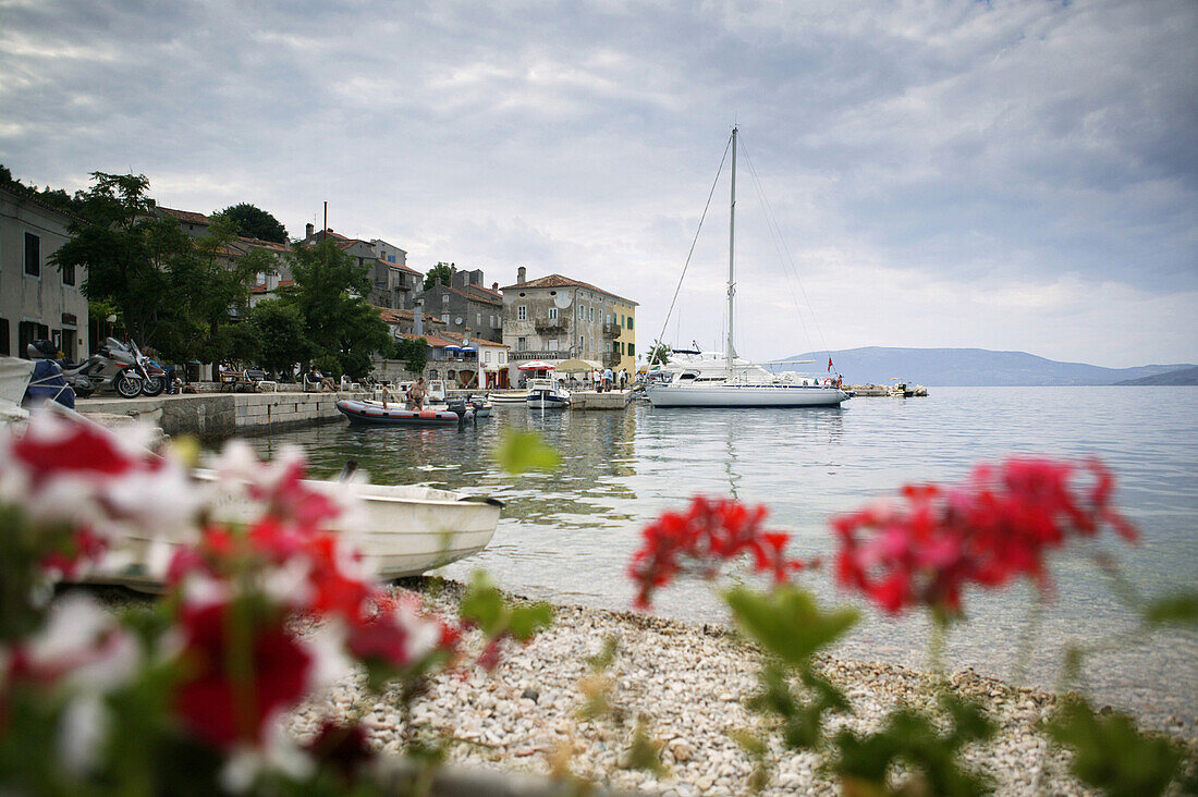 View of the harbour, Valun, Cres Island, Croatia