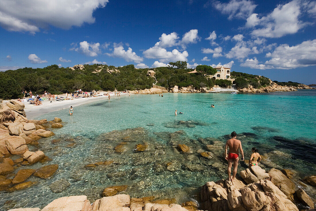 Strand Capriccioli, Costa Smeralda, Sardinien, Italien