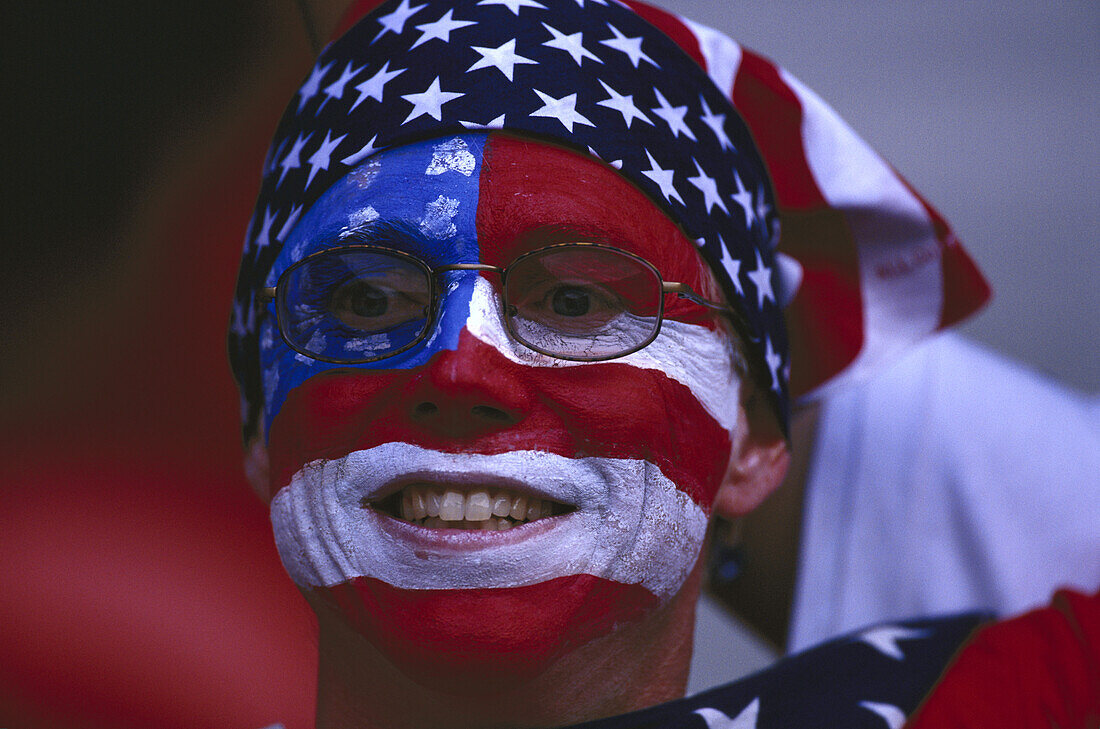 Amerikanischer Fußballfan