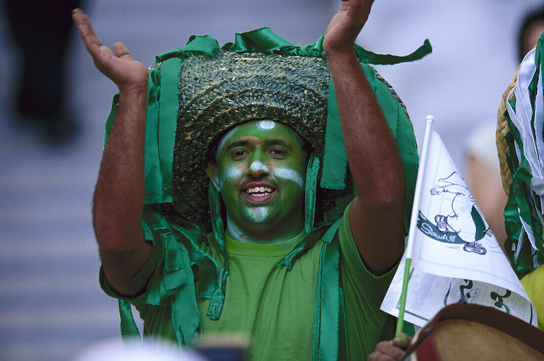 Soccer fan from Saudi Arabia