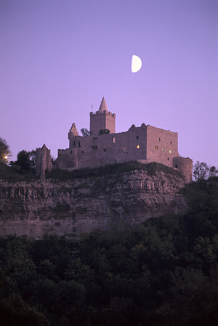 Rudelsburg, Bad Kösen, Sachsen Anhalt, Deutschland