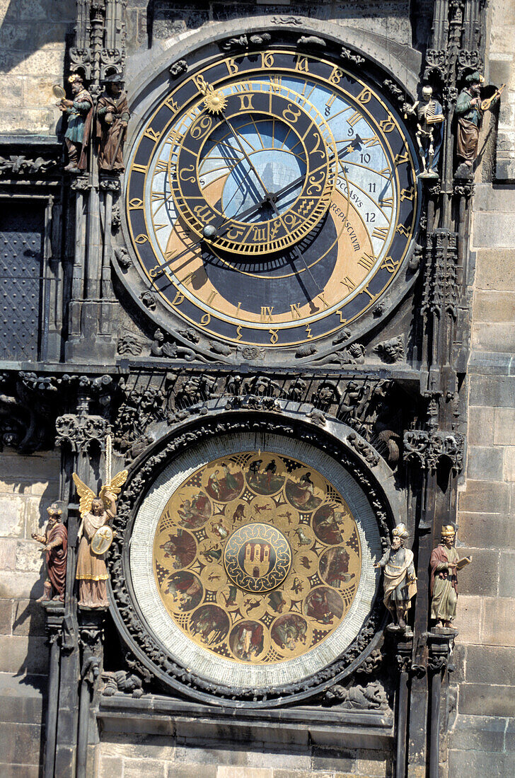 Astronomische Uhr, Altes Rathaus, Prag, Tschechien