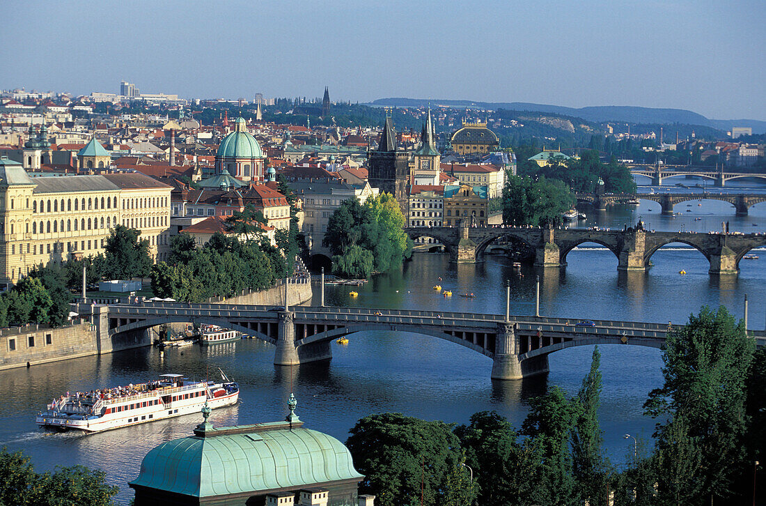 Brücken über die Moldau, Prag, Tschechien