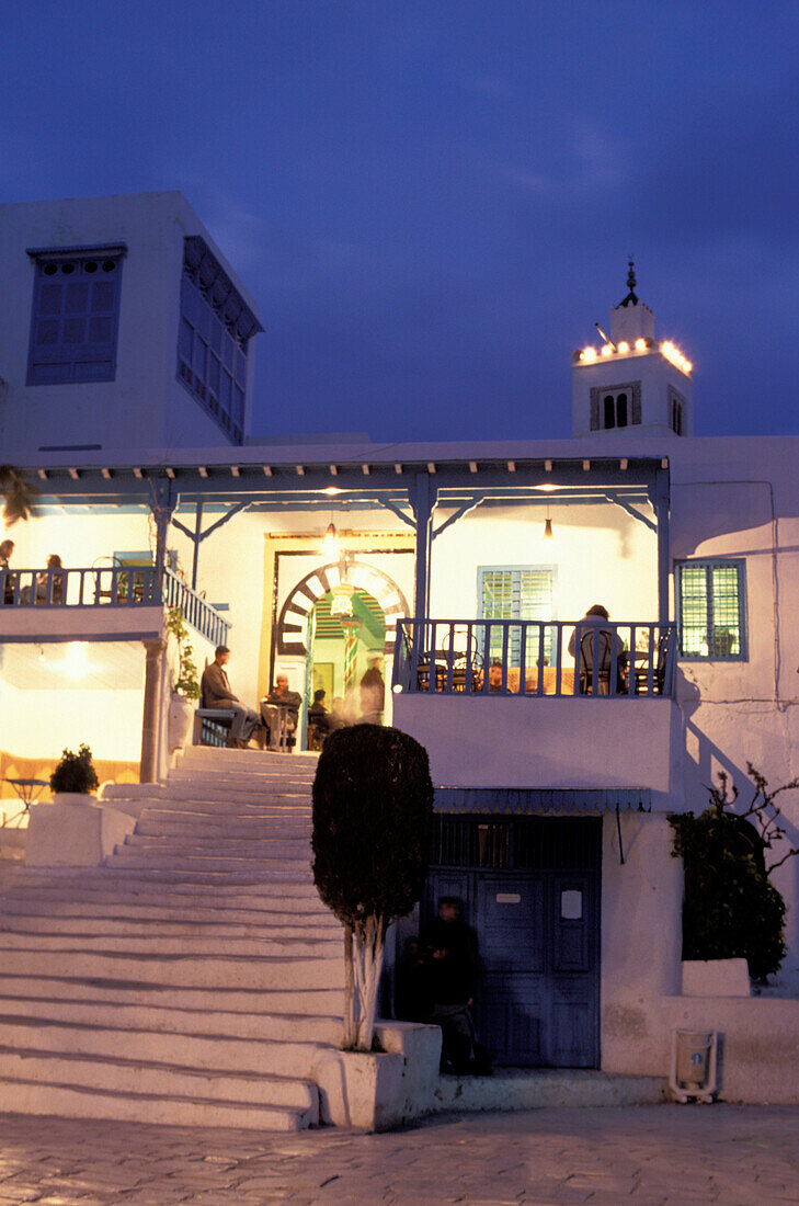 Cafe de Nattes, Sidi Bou Said, Tunisia