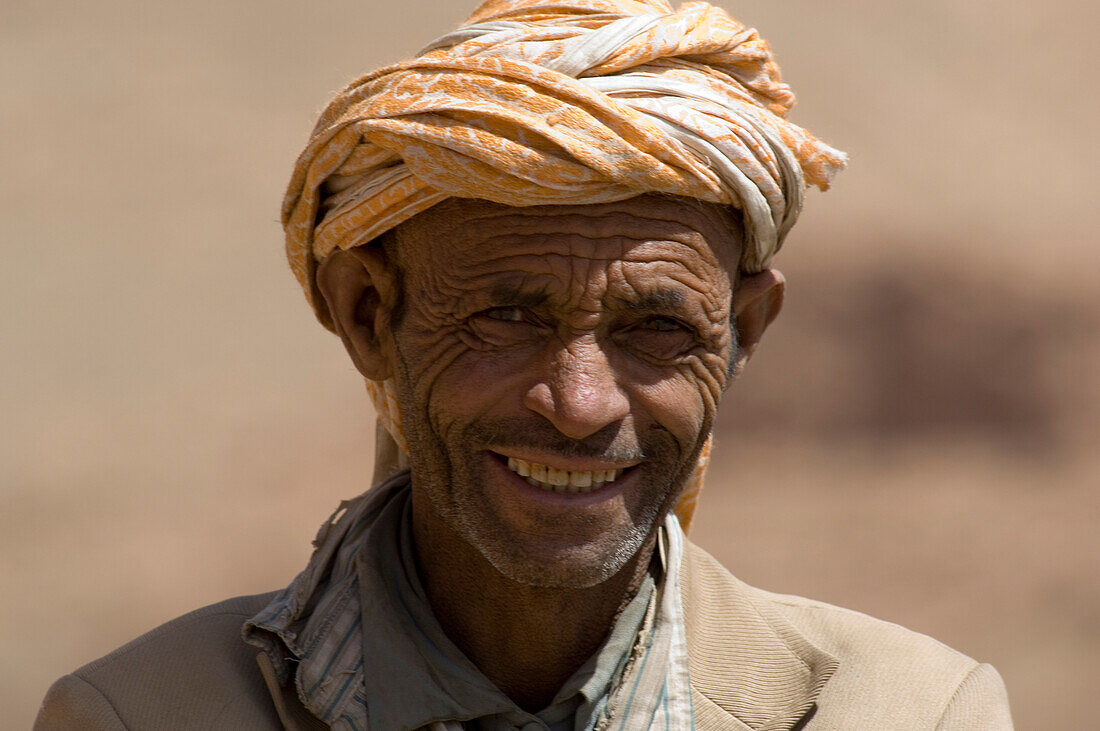 Portrait eines Berbers, Todra Schlucht, Marokko