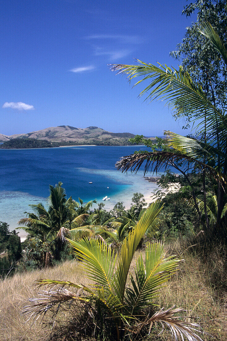 Blick vom Turtle Insel,Yasawa Inseln, Fiji