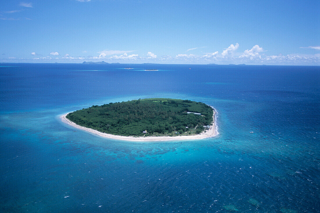 Luftaufnnahme von Bounty Insel,Mamanuca Inseln, Fiji