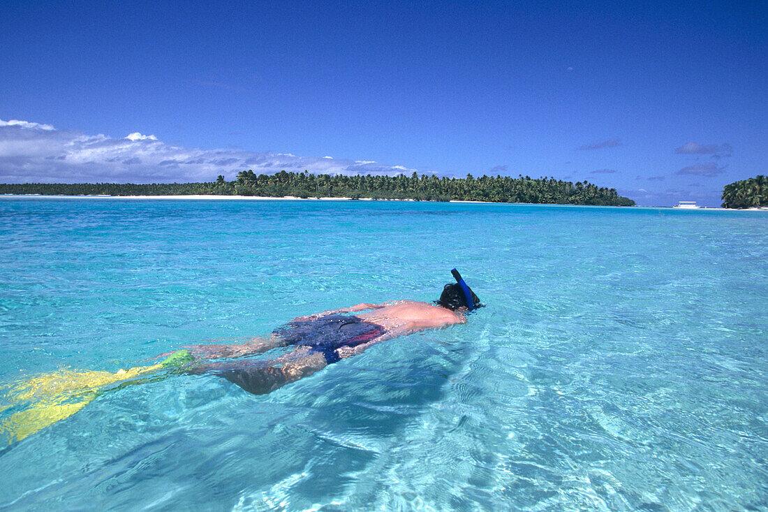 Schnorcheln in Aitutaki Lagoon,Aitutaki, Cook Inseln