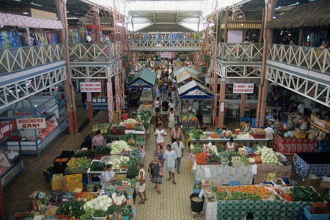 Papeete Markt,Papeete, Tahiti, Französisch Polynesien