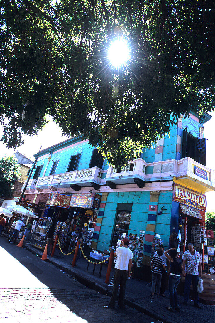 La Boca Street Scene,Buenos Aires, Argentina