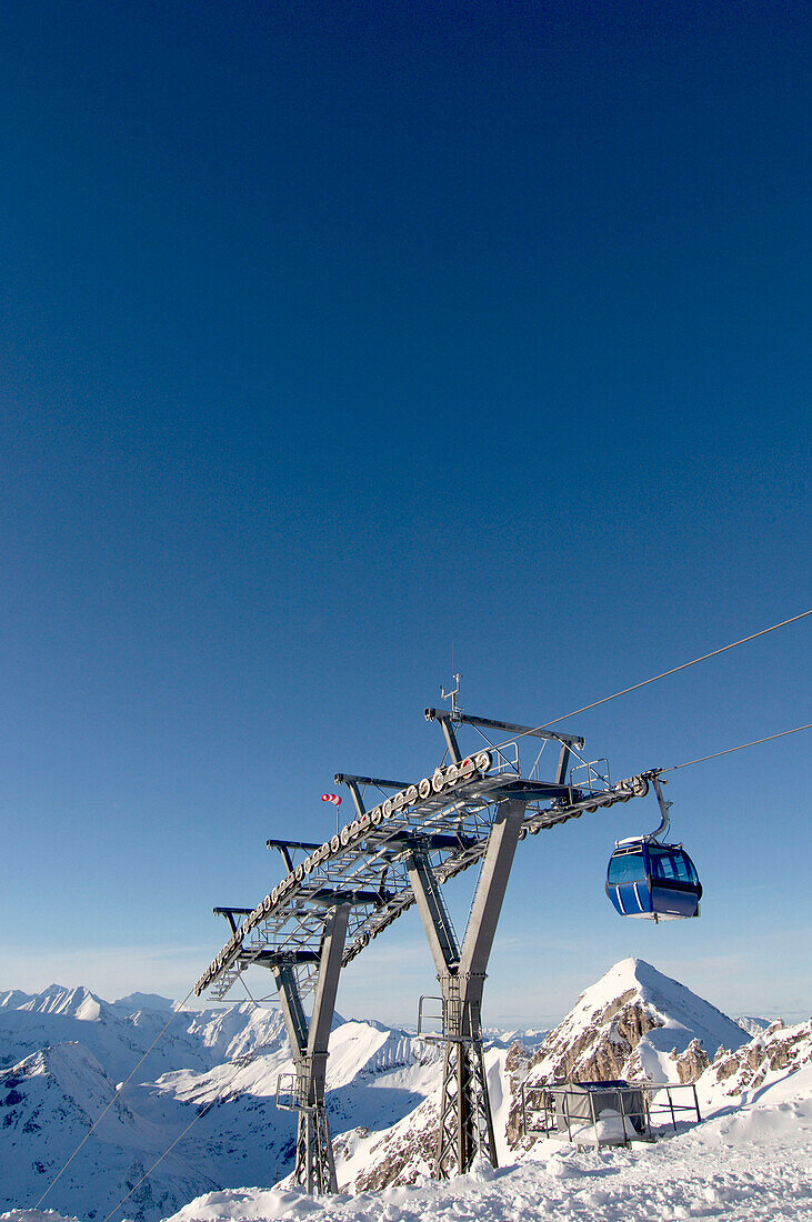 Ski lift, gondola, Bad Gastein, Austria