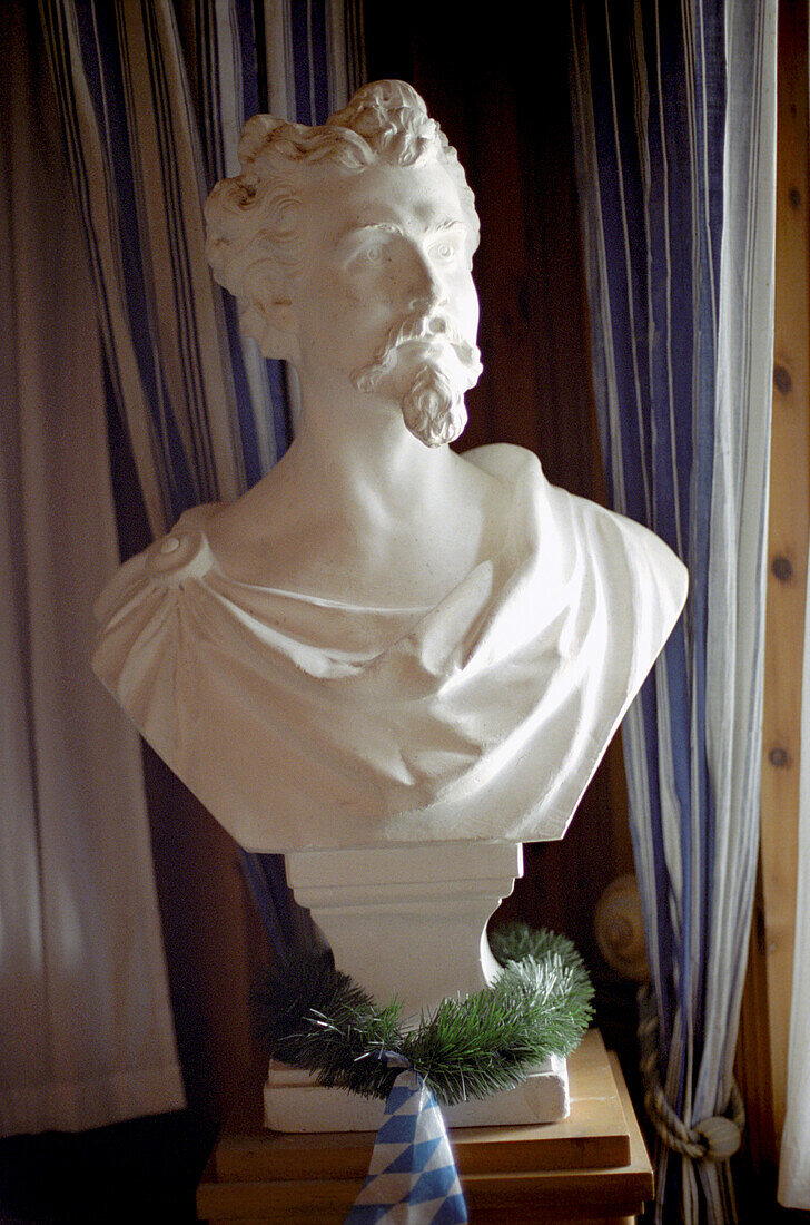 Bust of Ludwig the 2nd, Bavaria, Germany