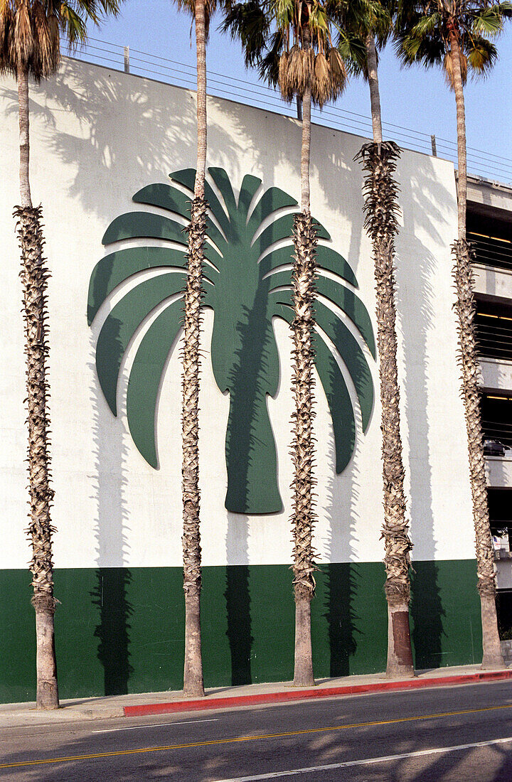 Parking lot, Santa Monica, Los Angeles, California, Usa