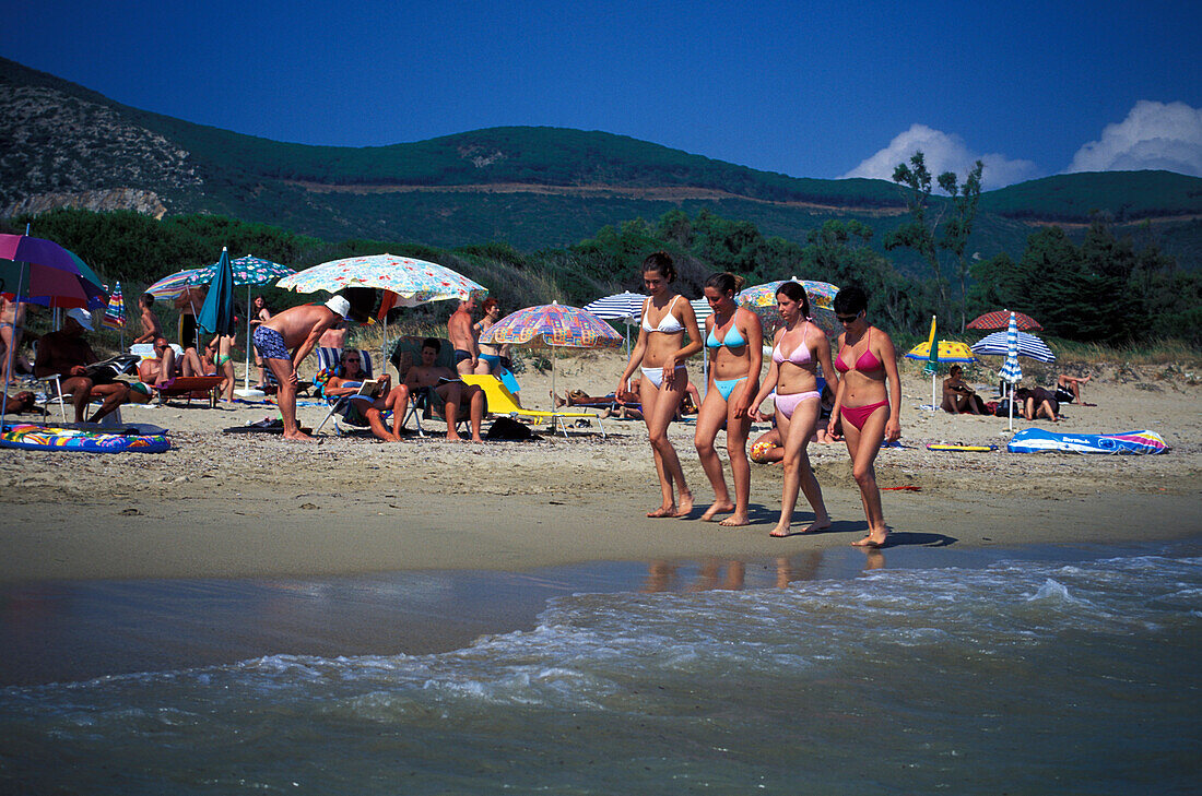 Spaggia Grande, Lacona, Elba, Toskana, Italien