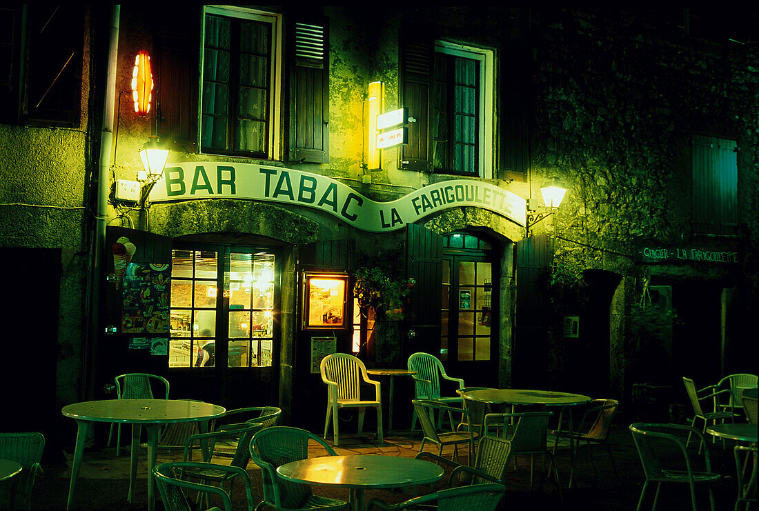 Bar La Farigoulette Tourtour, Var Provence, Frankreich