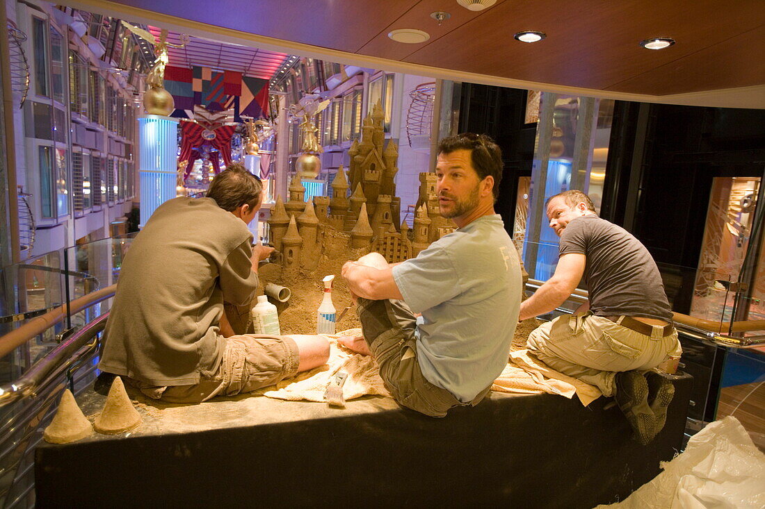 Sand Sculpture Exhibition,Freedom of the Seas Cruise Ship, Royal Caribbean International Cruise Line