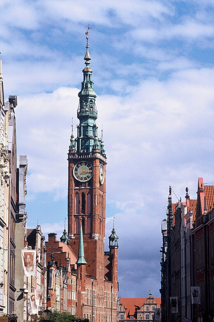 Rathaus in Gdansk, Danzig, Polen
