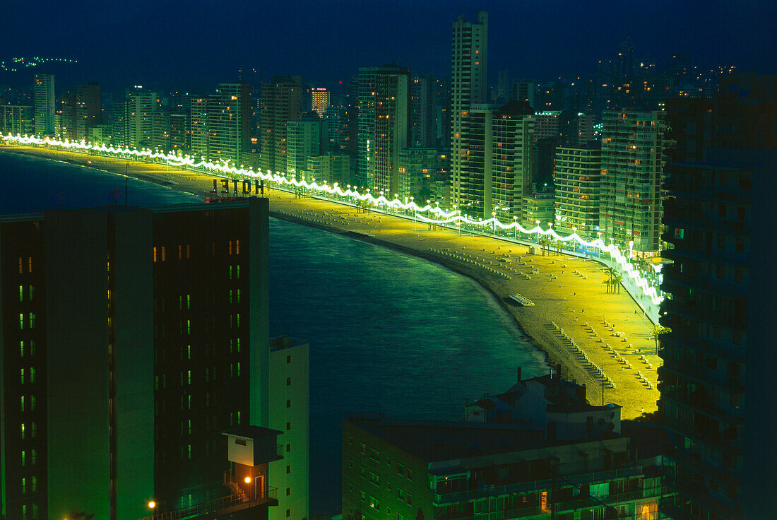 Playa de Levante von Castell del Mar,Benidorm,Provinz Alicante,Spanien