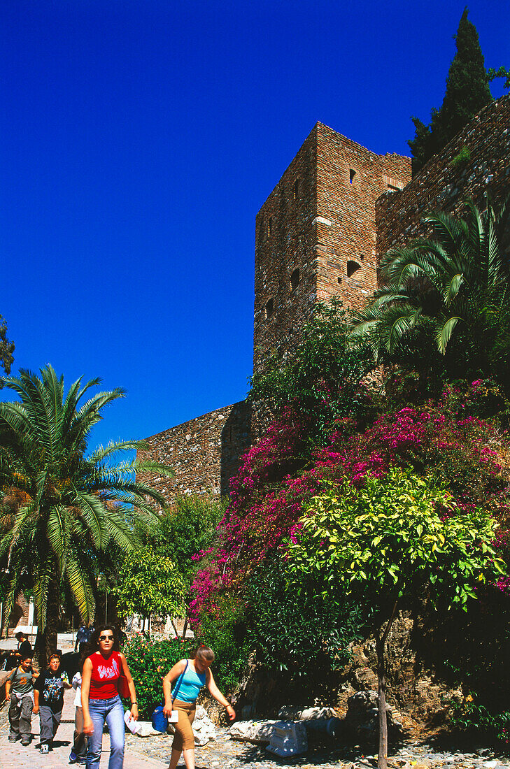 Salida al Haza,Alcazaba,Malaga,Andalusien,Spanien