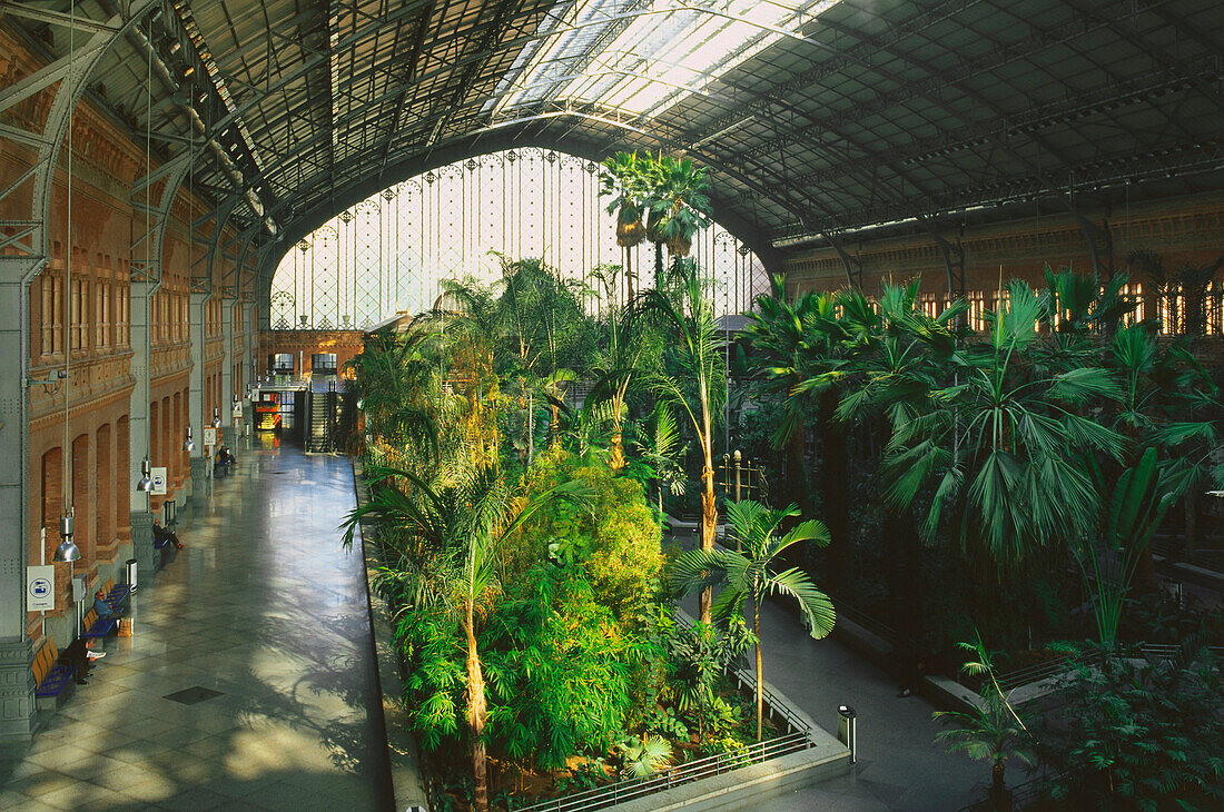 Wartehalle,Bahnhof Atocha,Madrid,Spanien