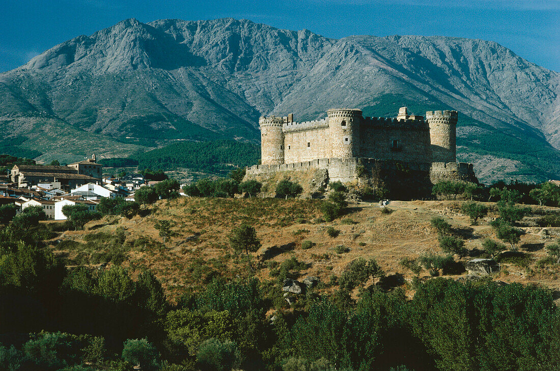 Castillo von Mombeltrain,Sierra de Gredos,Provinz Avila,Castilla-Leon,Spanien