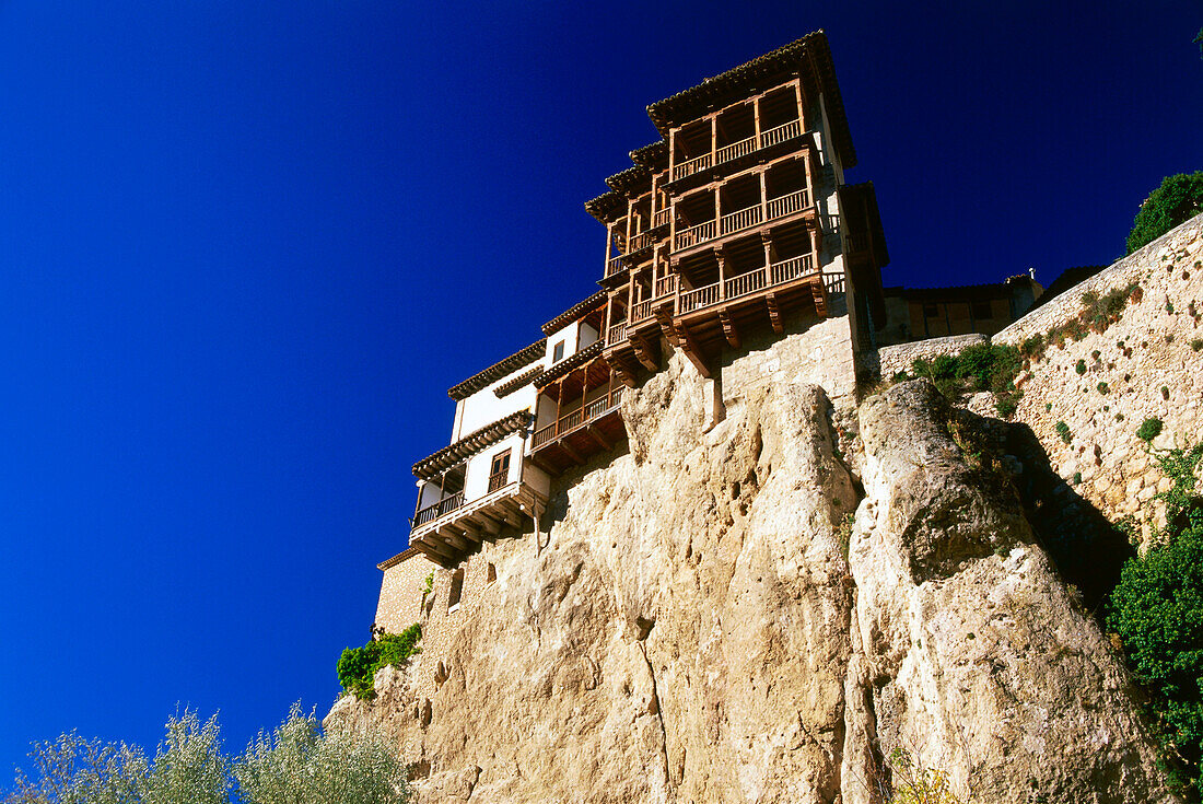 Overhanging houses,Casas Colgadas,Huecar-Gorge,Cuenca,Castilla-La Mancha,Spain