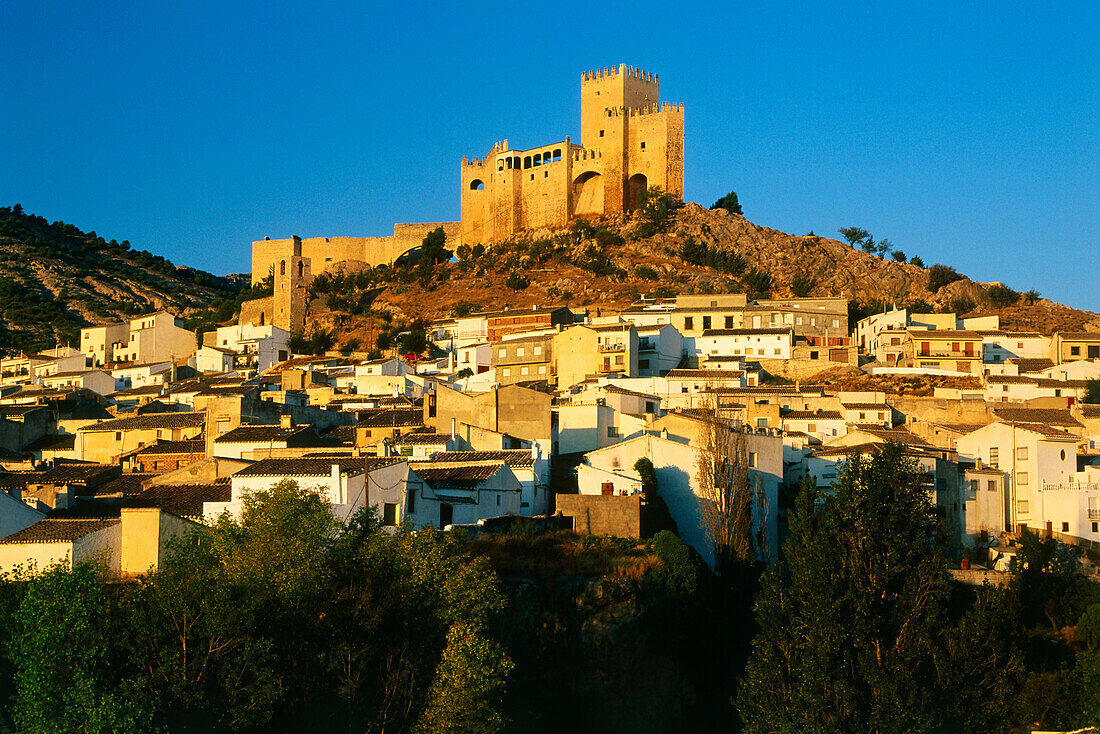 Velez Blanco mit Castillo,Weißes Dor",Provinz Almeria,Andalusien,Spanien