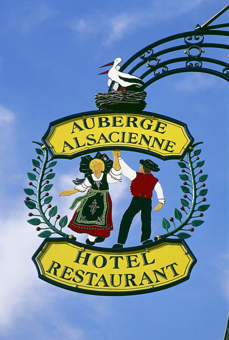 "Auberge Alsacienne" in Eguisheim,Elsass,Frankreich