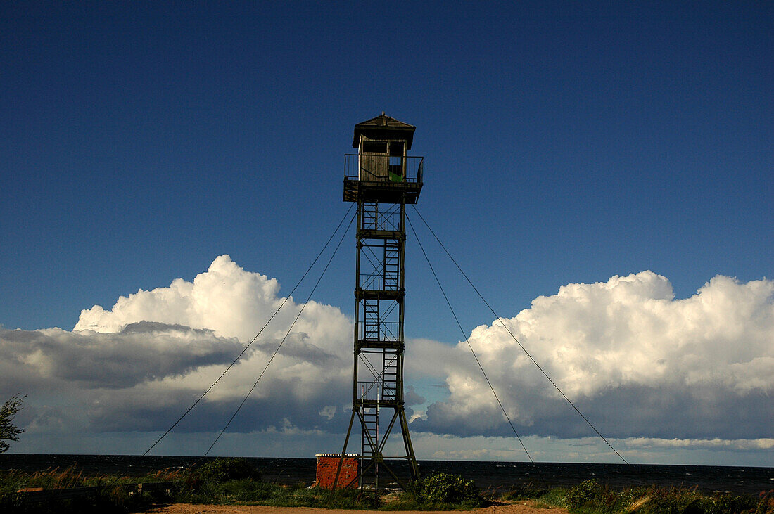 watchtower on the sea at Vainupea, Lahemaa, Estonia