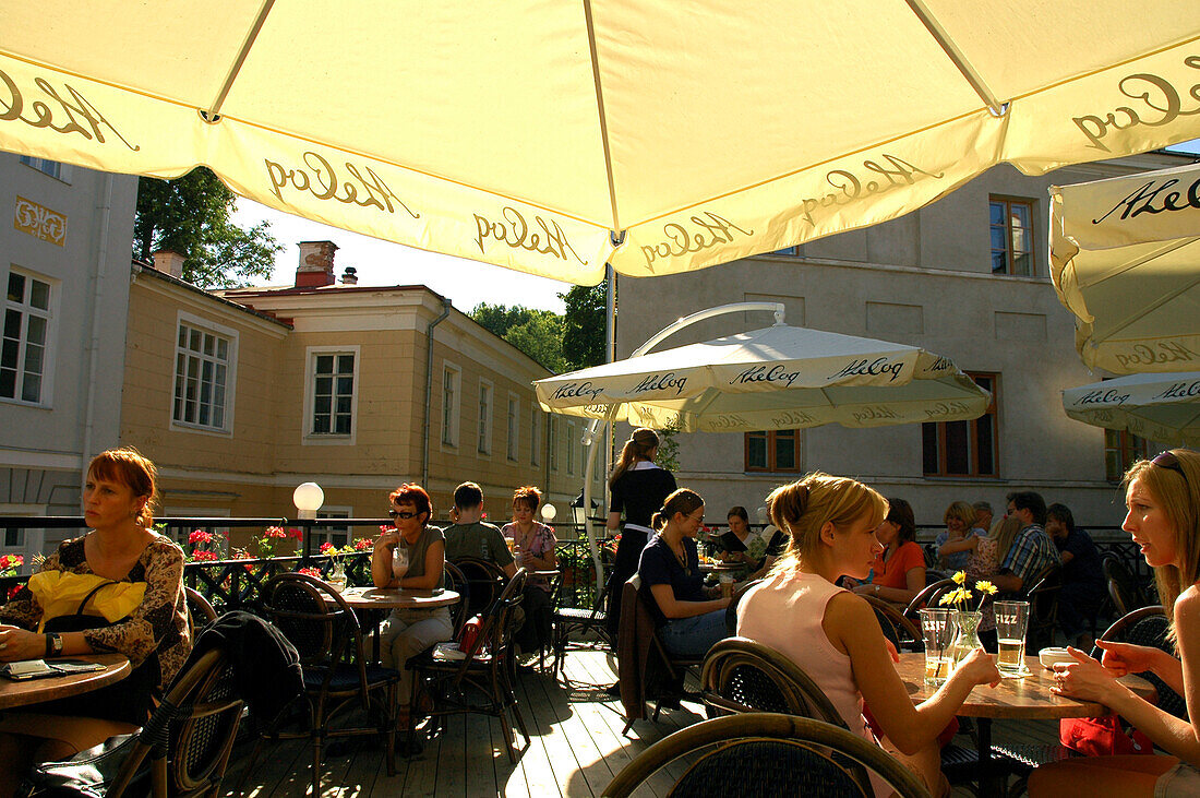 Dach-Café an der Uni, Tartu (Dorpat), Estland