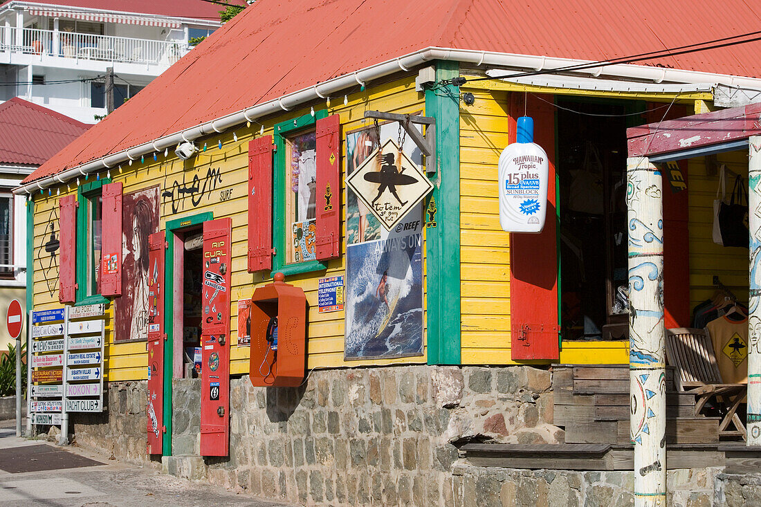 Geschäft, Totem Surf Shop, Gustavia, St. Barths